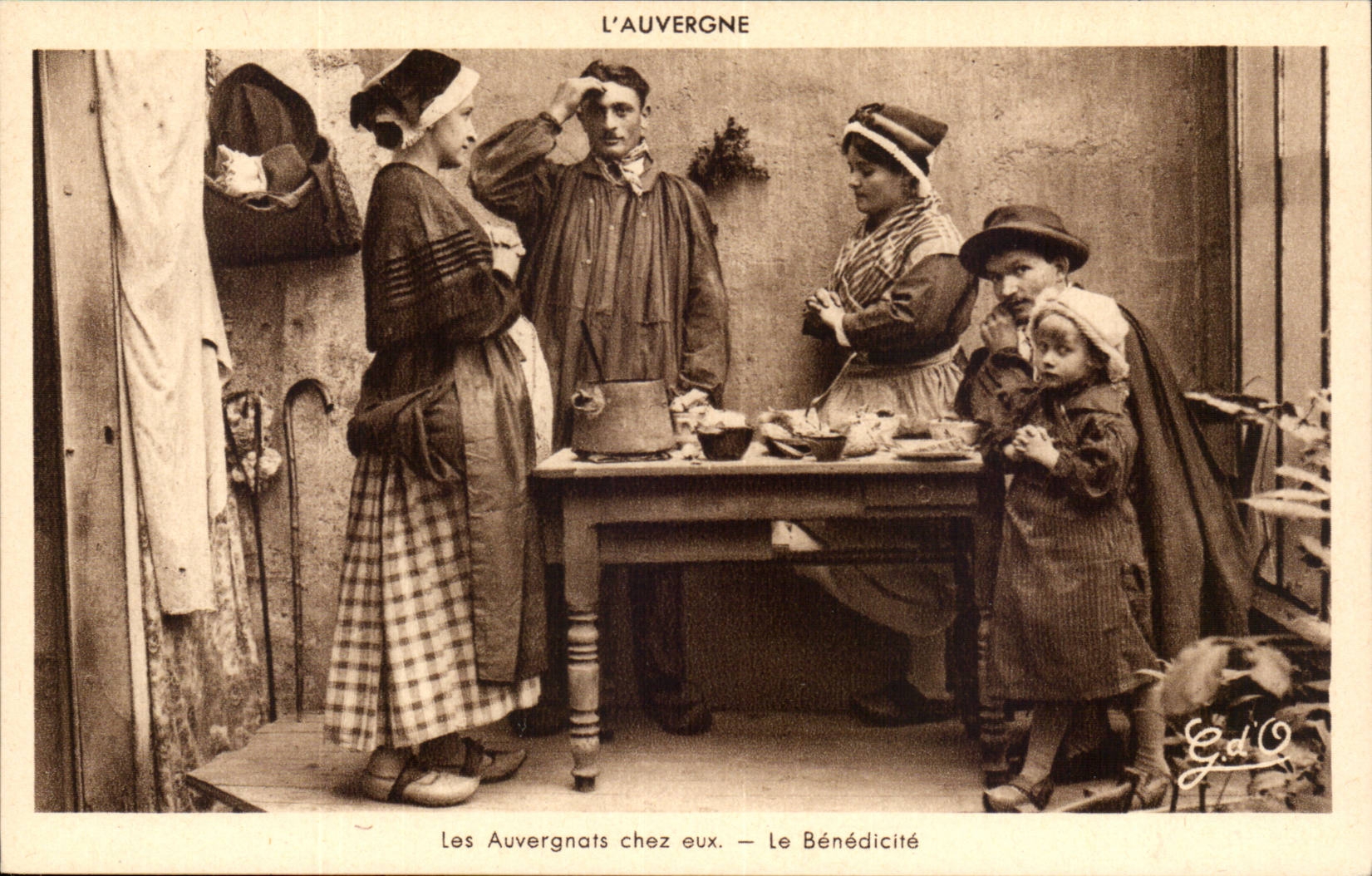 Les Auvergnats chez eux — Le Bénédicté — G. d'O. (Fur-de-Dôme)