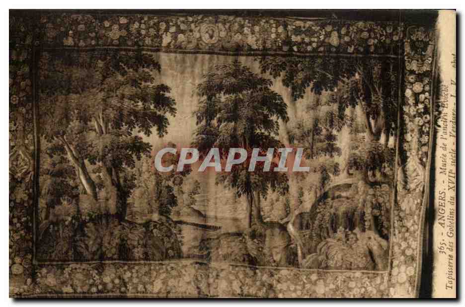 Angers - Musee de l'Ancien Eveche Tapisserie des Gobelins - Tapestry - Arts CPA 
