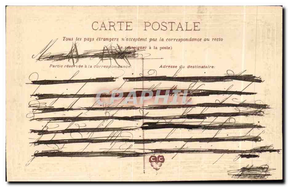 Fleurs - Flowers - oiseau - bird - Pour Toujours mon coeur est a vous - CPA  — Verso