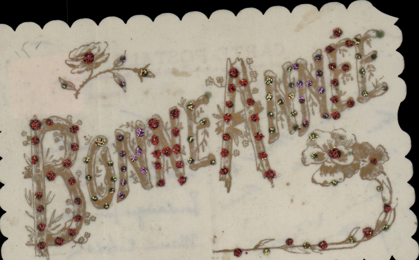 Fetes - Fleurs - Flowers - Bonne Annee - CPA