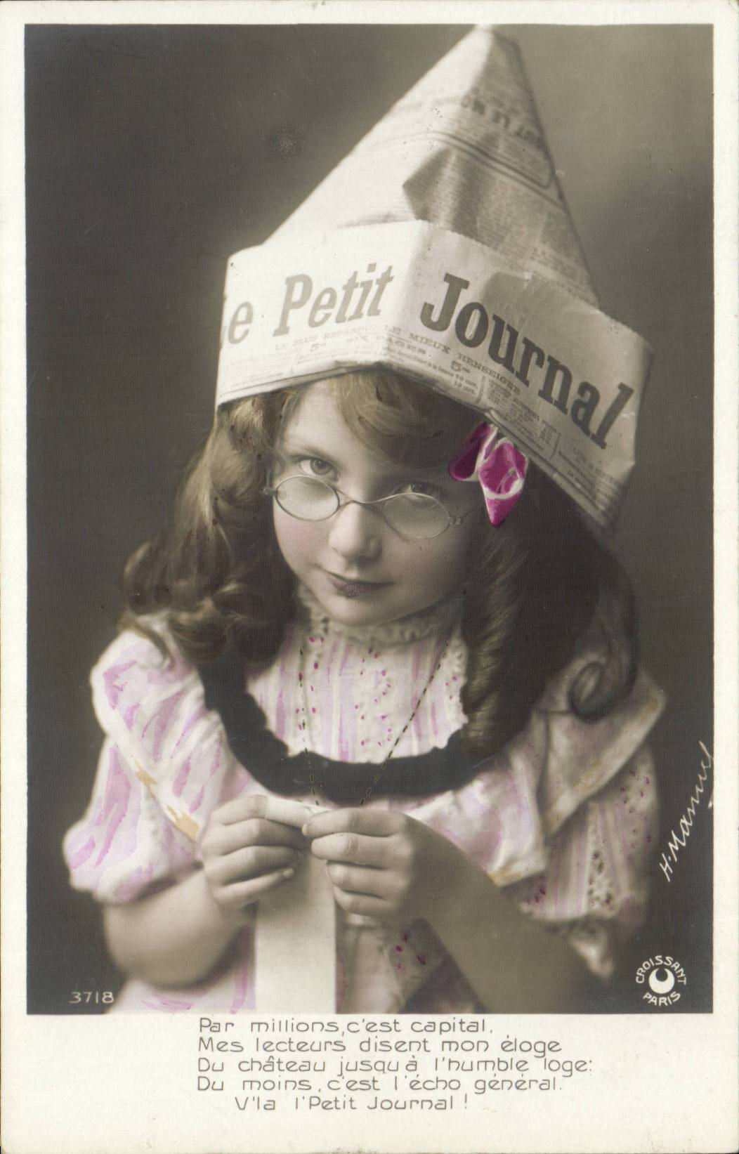 Fantaisie - Enfant - Le Petit Journal - Journal - newspaper - CPA 