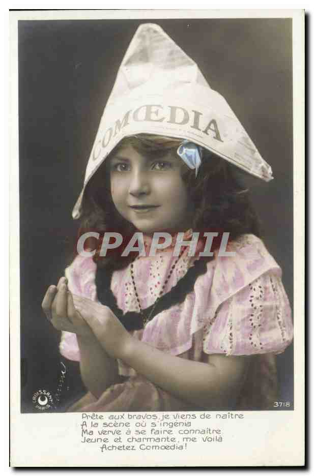 Fantaisie - Enfant - Comoedia - Journal - newspaper - CPA 