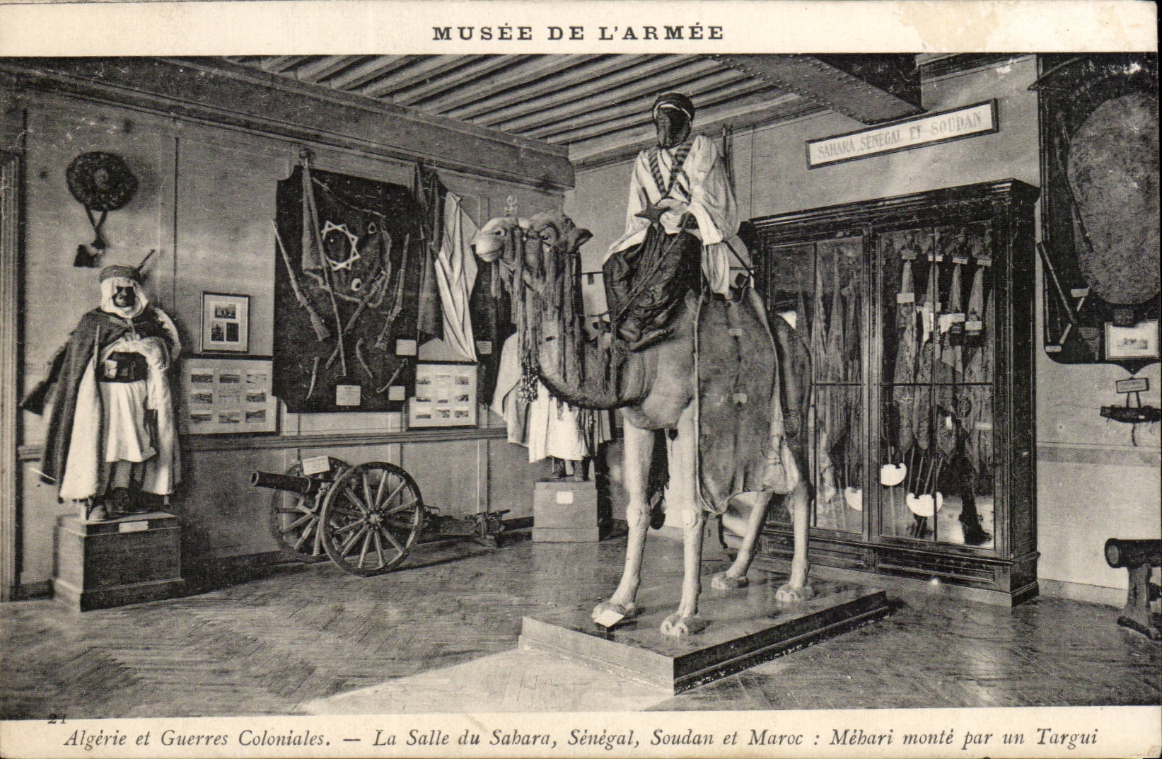 Musée de l'Armée — Salle du Sabara, Sénégal, Soudan et Maroc : Mèhari monté par un Targui