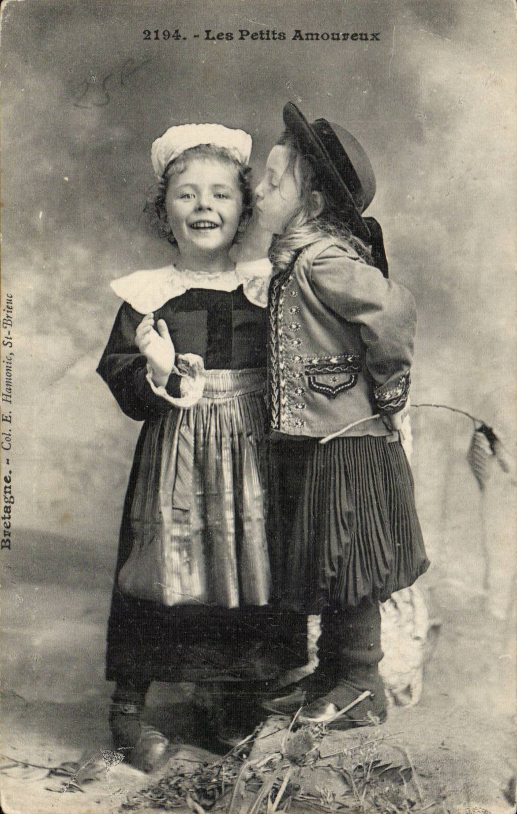 Fantaisie - Les Petits Amoureux - Enfants - Adorable Children - CPA 