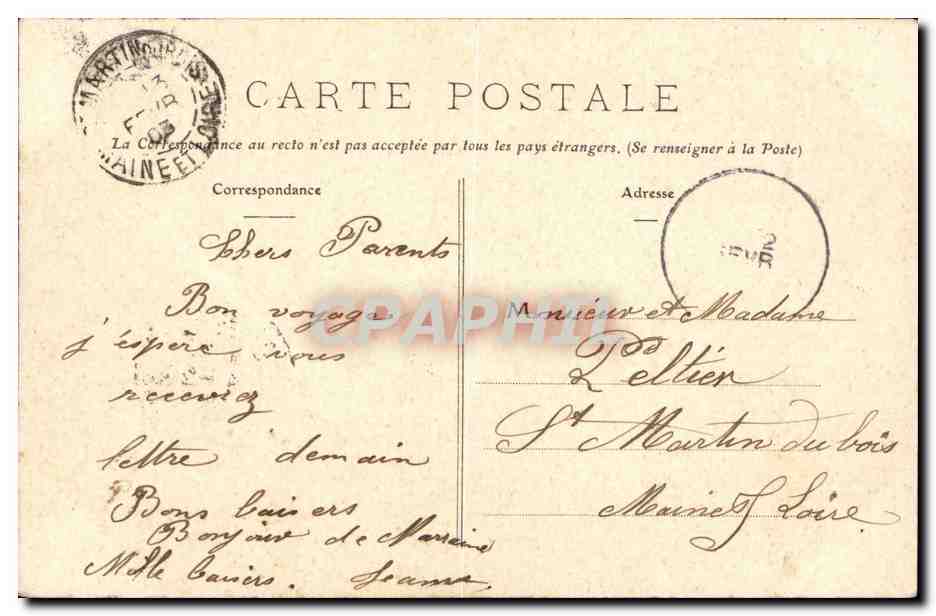 Fantaisie - J'aime bien petite soeur - En Bretagne - Enfants - Adorable Children - CPA  — Verso