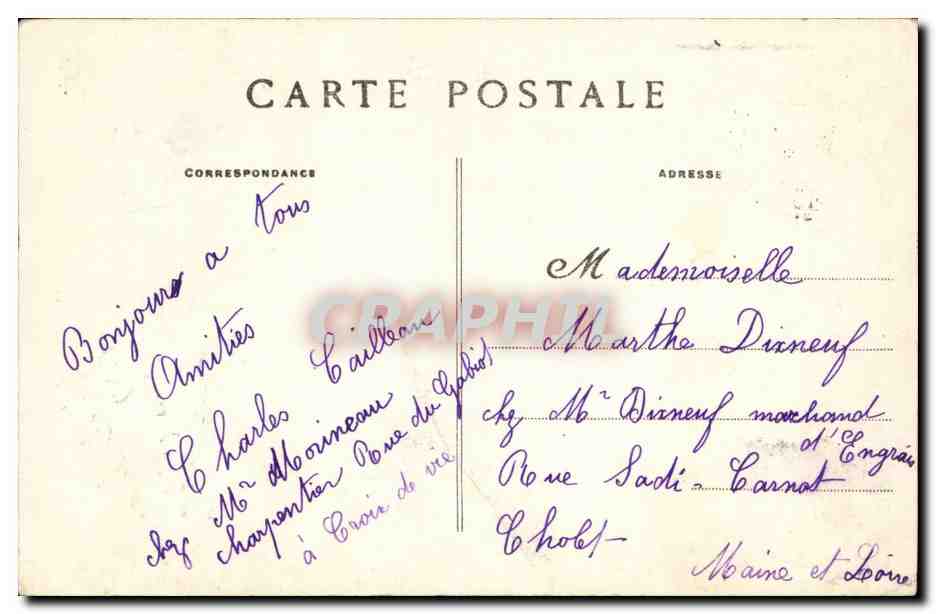 Fantaisie - Vous Salue - En Bretagne - Enfants - Adorable Child - CPA  — Rückseite