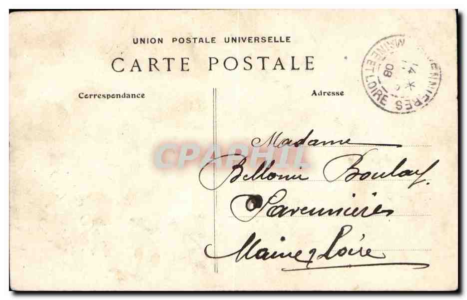 Folklore - Costumes - En Bretagne - Vous Salue - CPA  — Verso