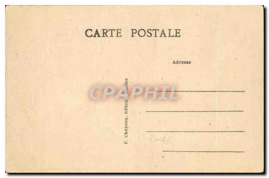 Le Croisic - vers 1840 - En Bretagne Costumes - desmoiselles - CPA  — Back