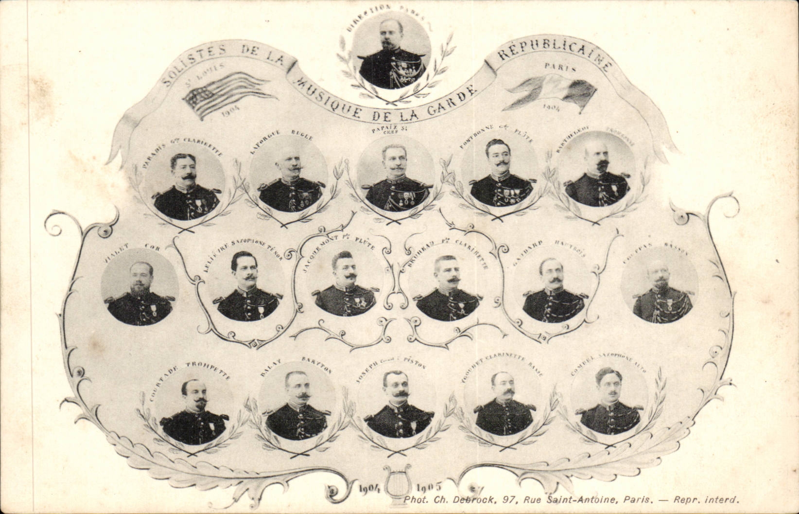 Solistces de la Musique de la Garde Republicaine - CPA 