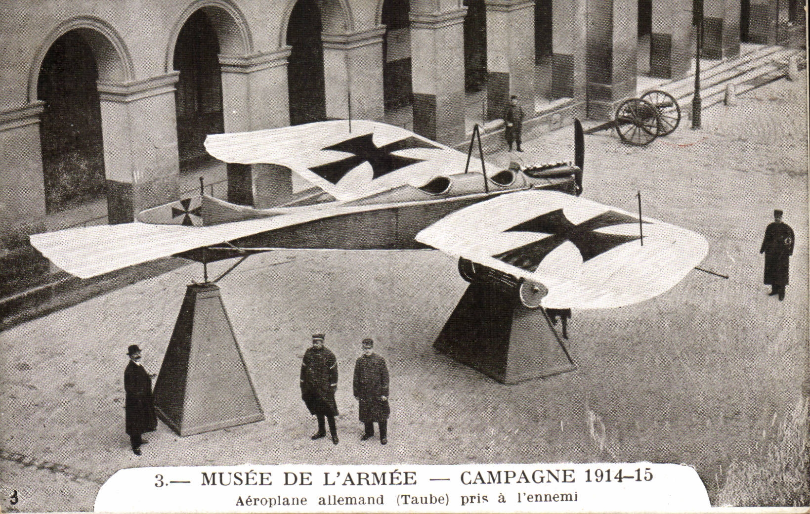 Musee de l'Armee - Aeroplane Allmand pris a l'ennemi avion - airplane - - CPA 