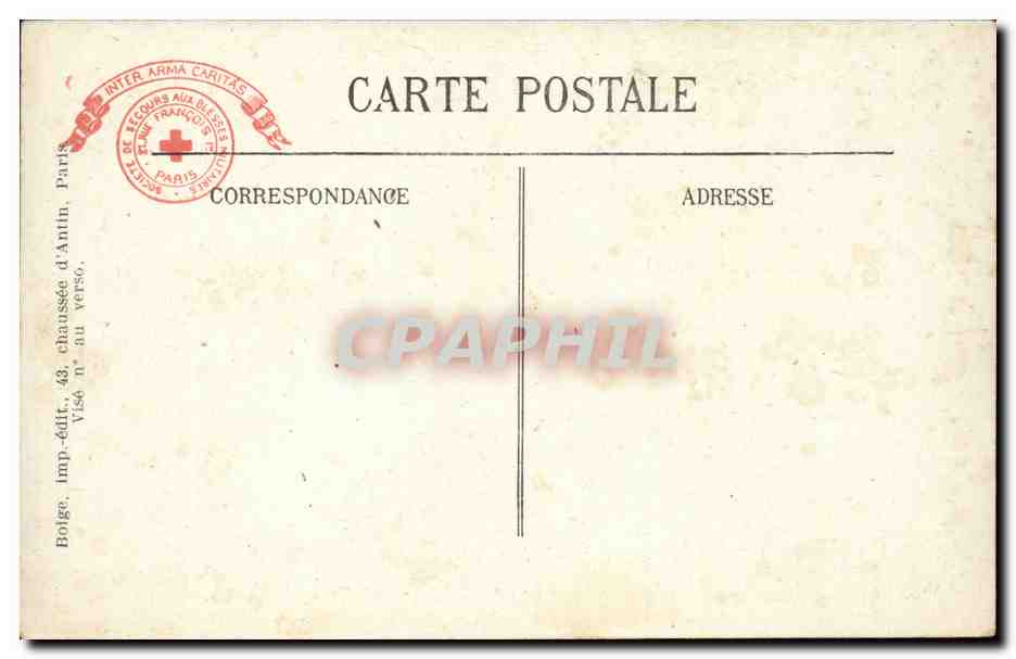 Musee de l'Armee - Aeroplane Allmand pris a l'ennemi avion - airplane - - CPA  — Rückseite