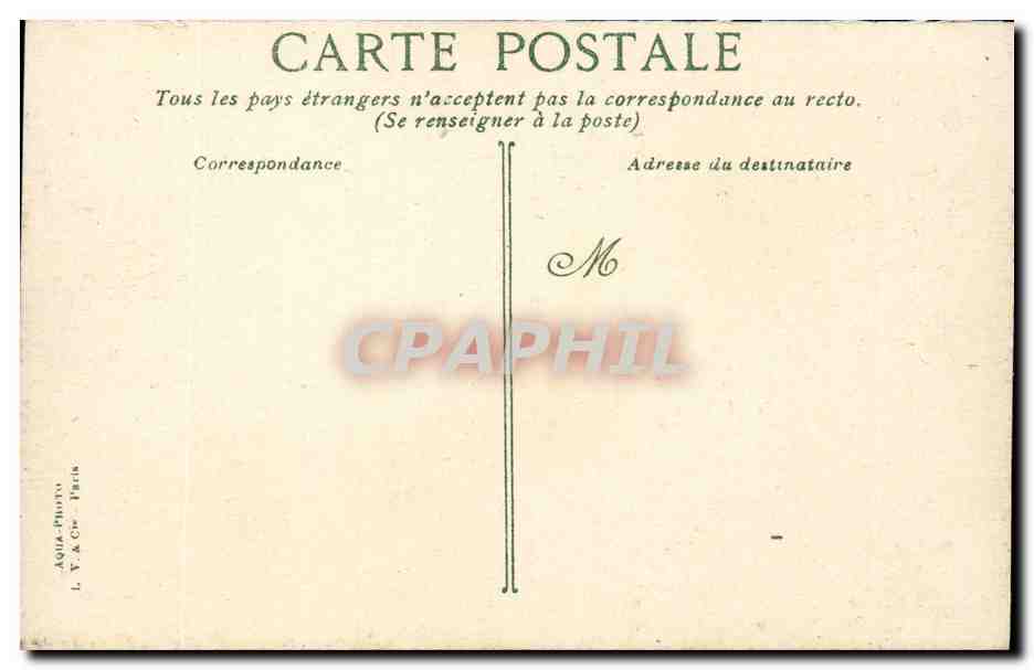 Trouville - la Plage et le Casino - Enfants - CPA  — Verso
