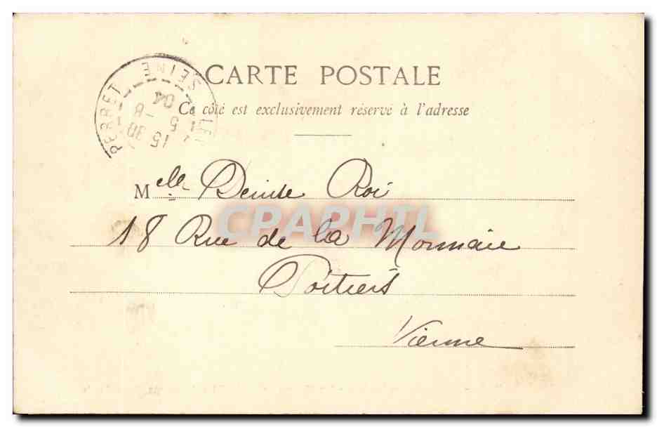 Paris 16 - Bois de Boulogne - La Kiosque de la Musique au Ranelagh - CPA  — Rückseite