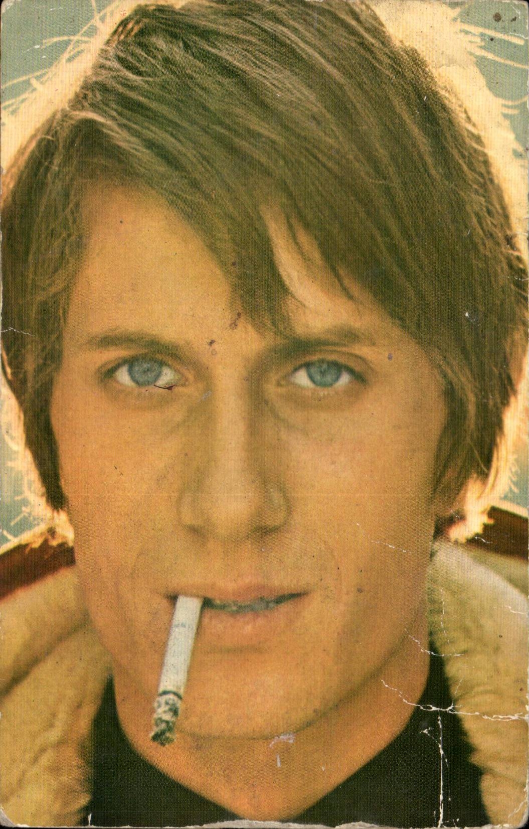 Chanteur - Jacques Dutronc ! Famous French Singer - cigarette CPM 