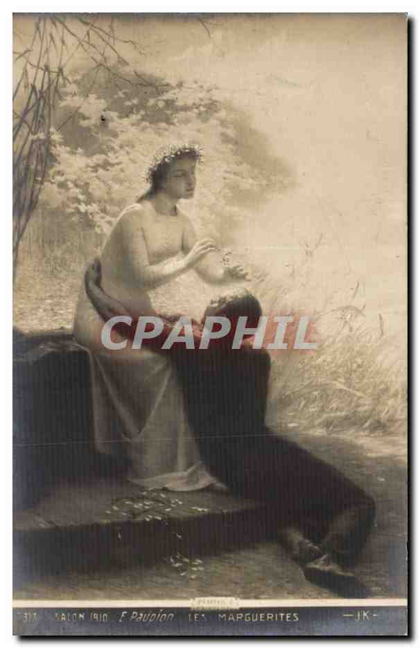 Erotique - Tableaux - Les Marguerites - E Paupion - CPA 