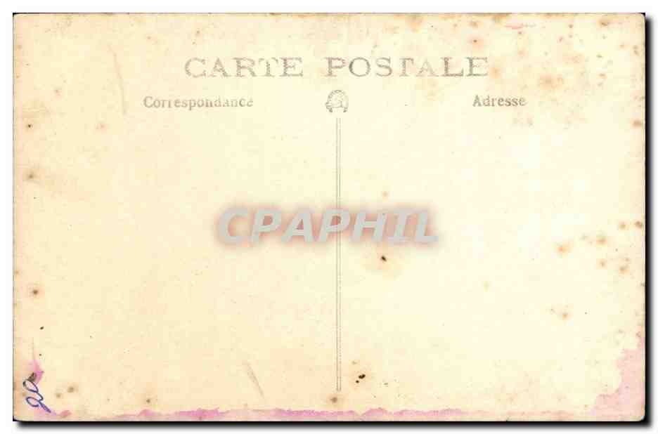 CARTE PHOTO Hommes (costume folklore) — Rückseite