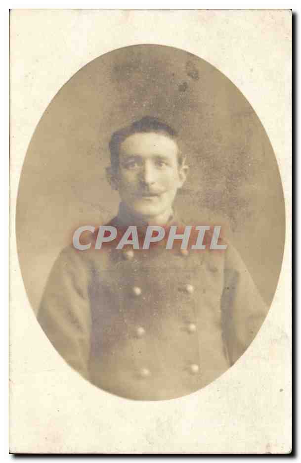 CARTE PHOTO Homme Souvenir de captivite (militaria)