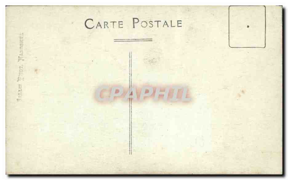 CARTE PHOTO Homme a la cigarette (folklore costume) — Verso