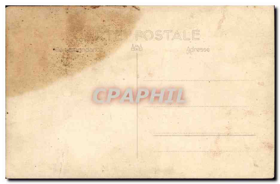 CARTE PHOTO Hommes et automobile — Rückseite