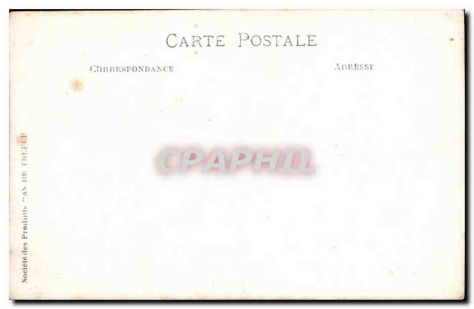 CARTE PHOTO Hommes en chapeau de paille — Verso