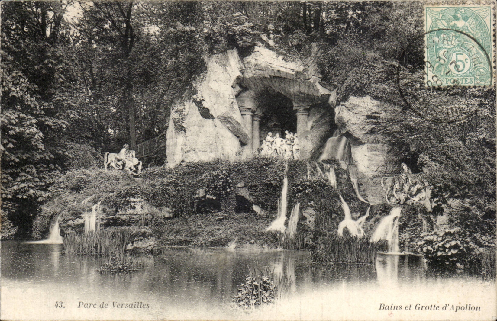 CPA Parc de Versailles Bains et grottes d'Apollon