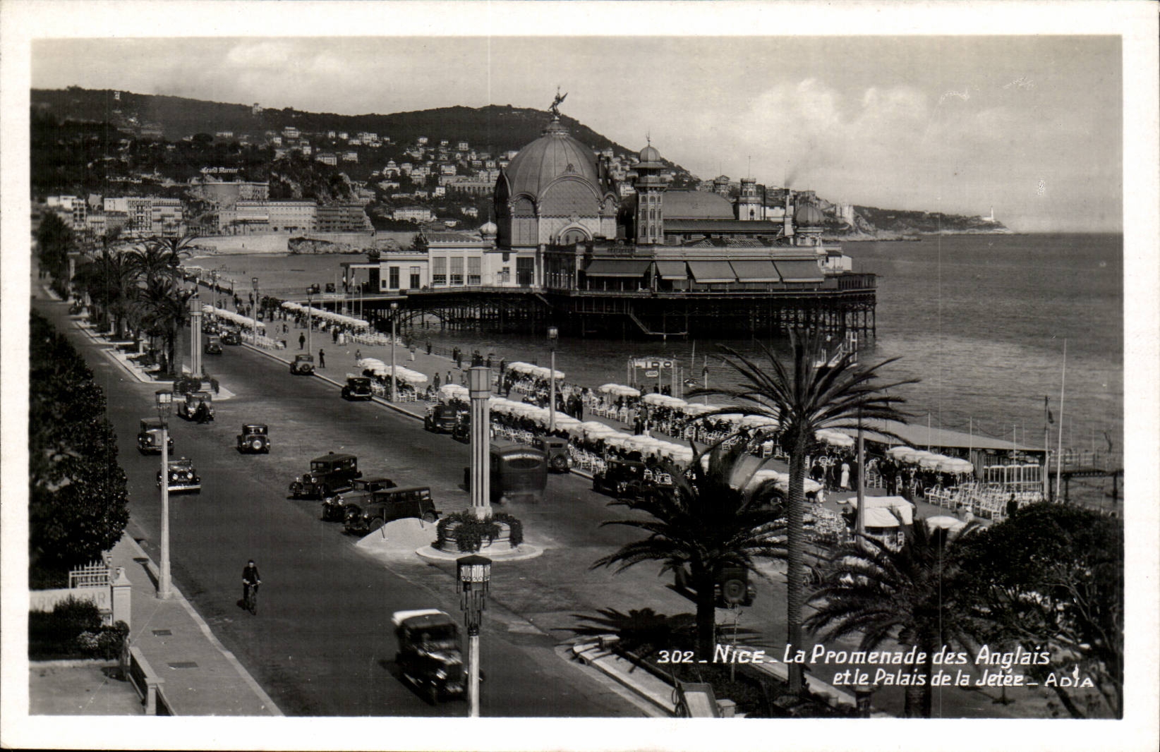 Nice - Promenade des Anglais et le Palais de la Jetee CPA 