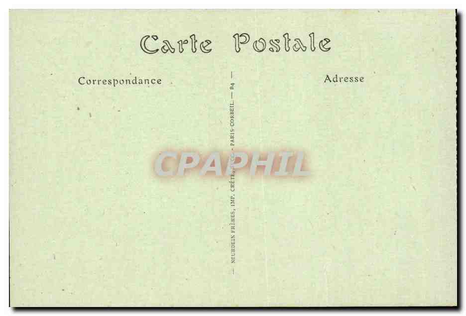 Coucy le Chateau - Hotel de Ville - CPA  — Rückseite