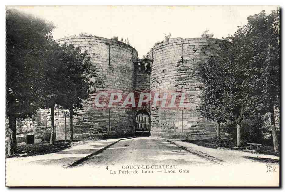 Coucy-le-Château — La Porte de Laon — éditeur Neurdein Frères, Paris