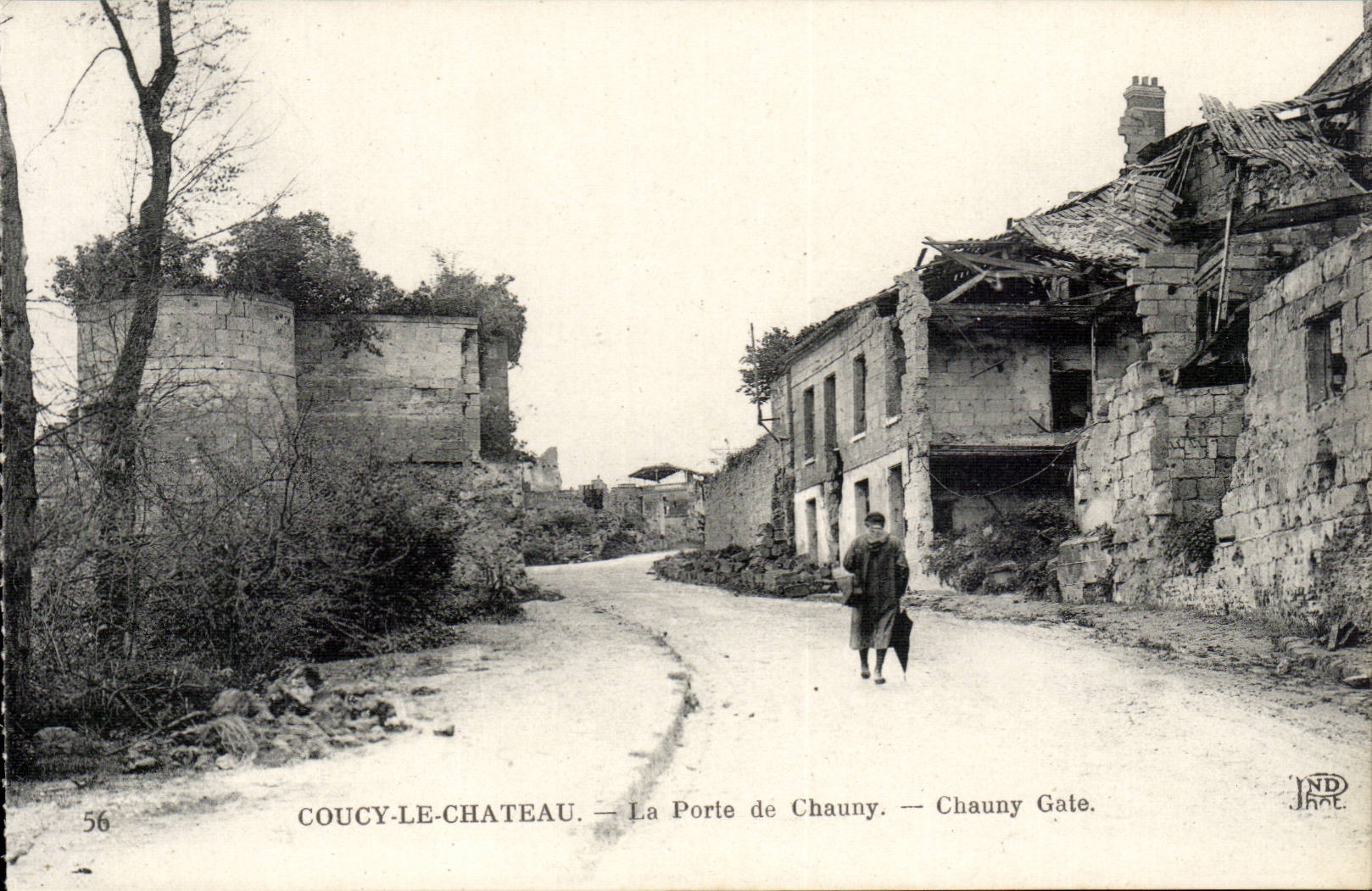 Coucy-le-Château — La Porte de Chauny — éditeur JND, n° 56