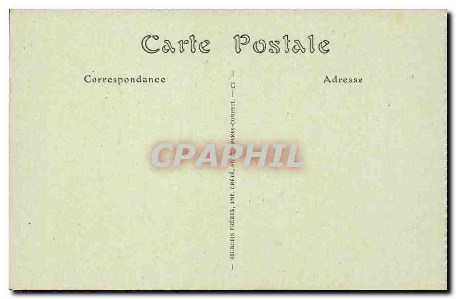 Couchy le Chateau - Vue Generale du Chateau 1916 - CPA  — Rückseite
