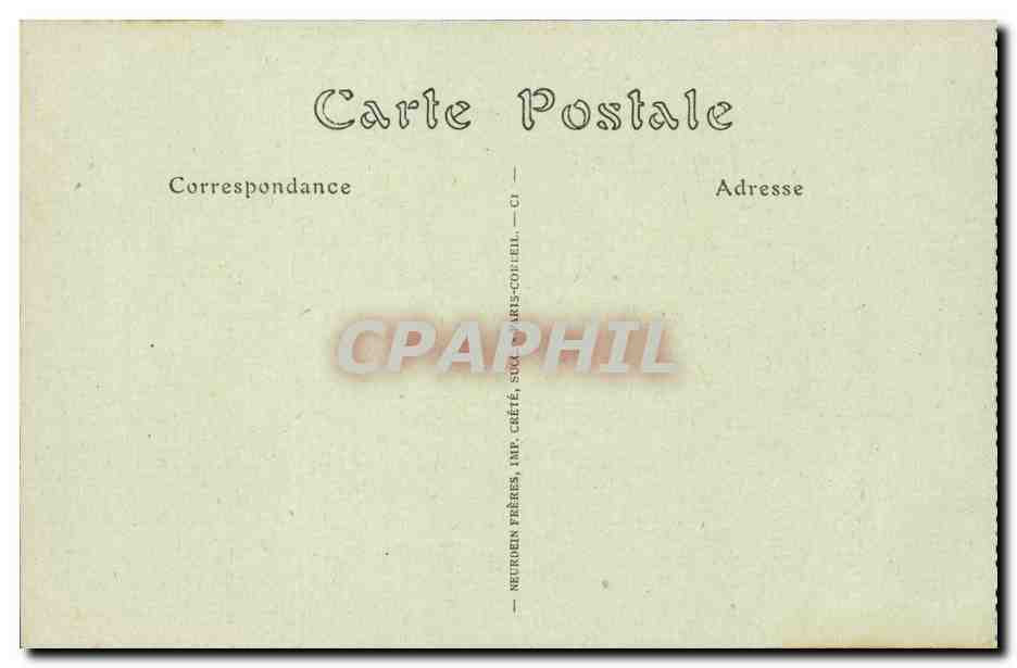 Coucy-le-Château — après bombardement français du 2 au 3 août 1916 — NDHOT — Verso