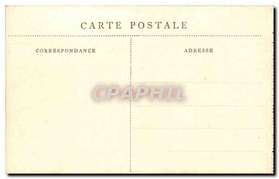 Verdun — Geschädigte Fassaden der Kathedrale und des Bischofssitzes — L.C.H. Visé, Paris, Nr. 540 — Rückseite
