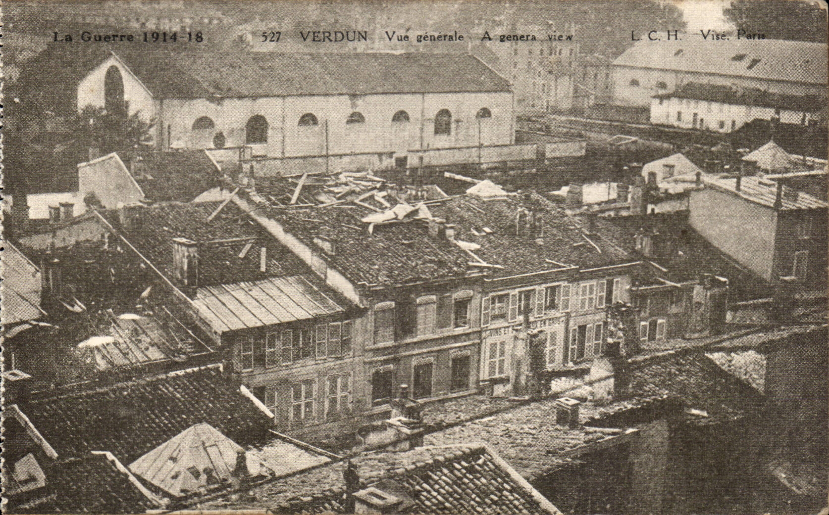 Verdun - Guerre 1914 1918 - Vue Generale - CPA 