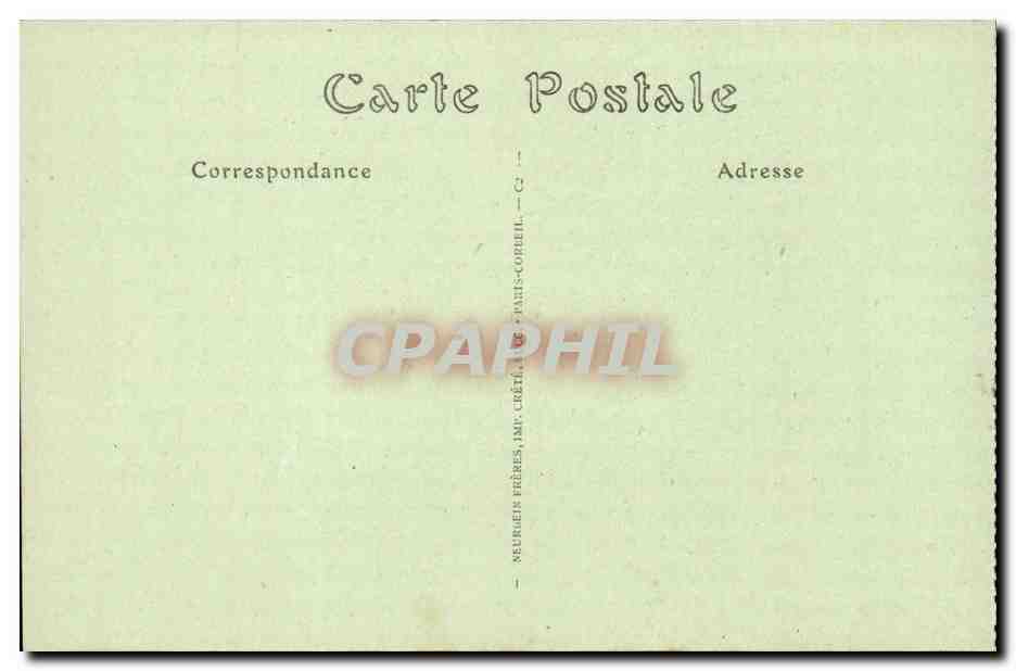 Route de Laon - Cimetaire de Montparnasse - Fort de Malmaison - CPA  — Rückseite