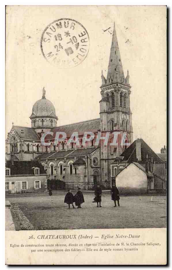 Chateauroux - Eglise Notre Dame - CPA 