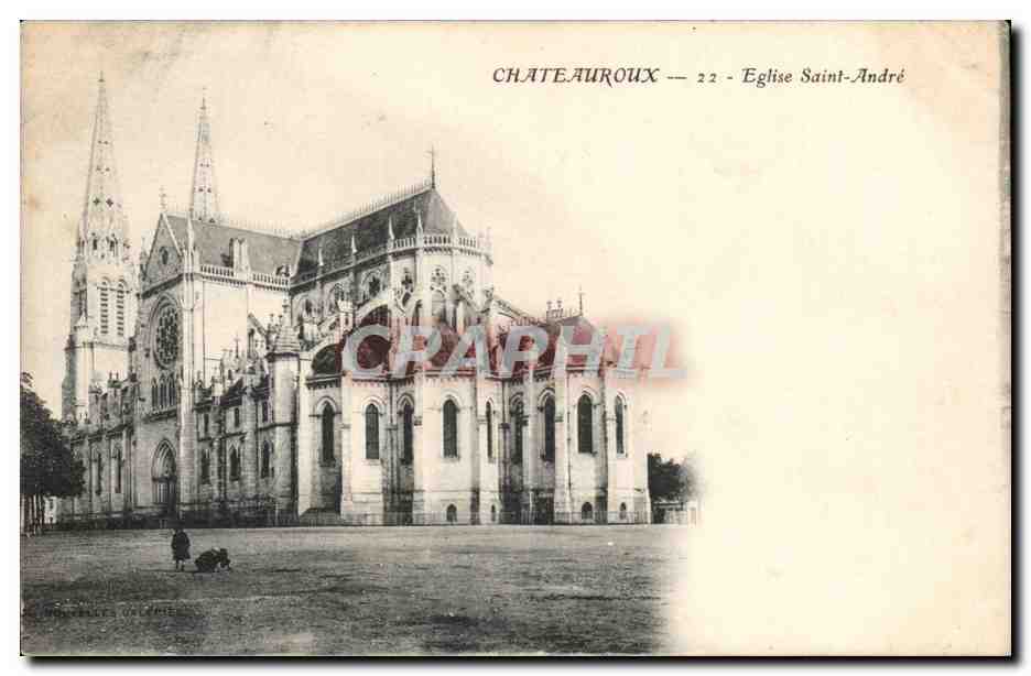 Chateauroux - Eglise Saint Andre - CPA 
