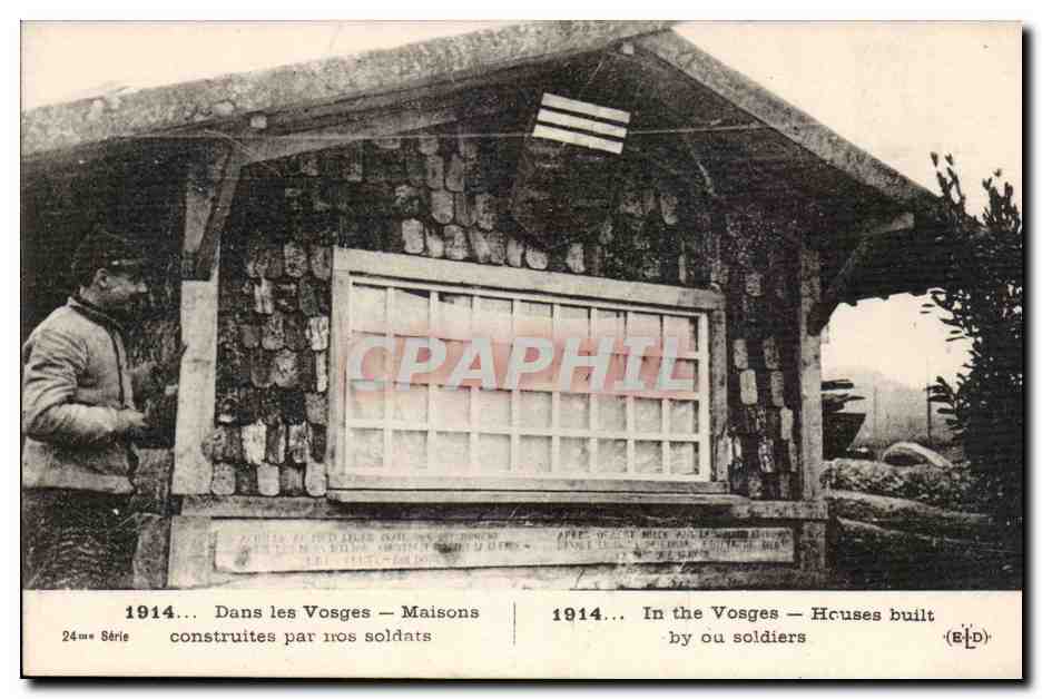 Maison construite par les soldats — Vosges — 24e série