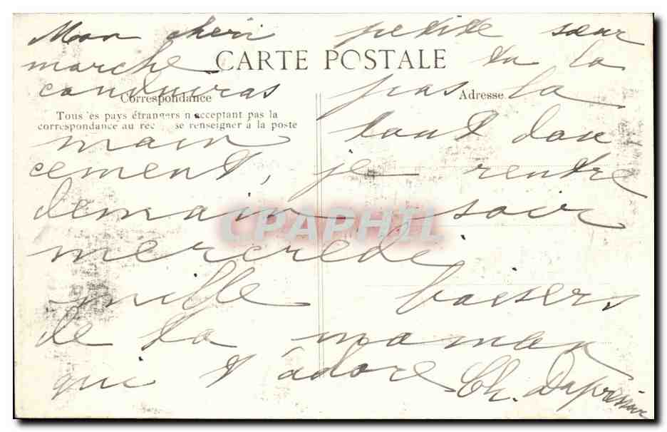 Allagamento della Senna — Il Ponte dei Santi-Père — E.P.D. — Verso