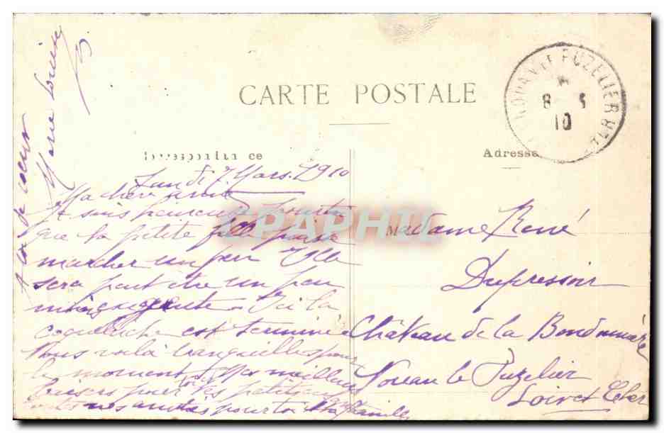 Allagamento di PARIS — Gennaio-Febbraio 1910 — Rue St-Charles — Vandenhove - Liancourt — Verso