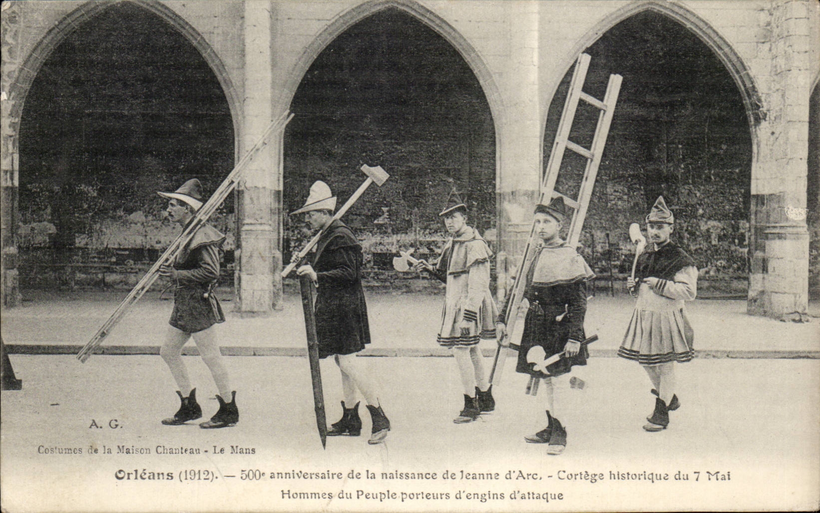 Orleans - Les Fetes de Jeanne d'Arc - Cortege historique - 500 Anniversaire - 1929 - CPA 