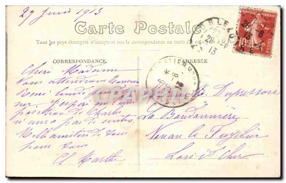 Orleans - Les Fetes de Jeanne d'Arc - Cortege historique - 500 Anniversaire - 1929 - CPA  — Verso