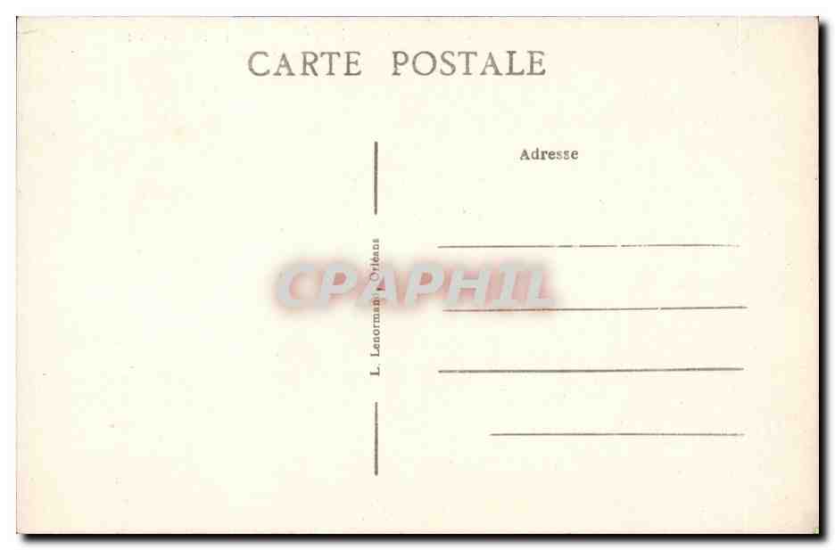 Orleans - Les Fetes de Jeanne d'Arc - Le Conseil Municipal - CPA  — Verso