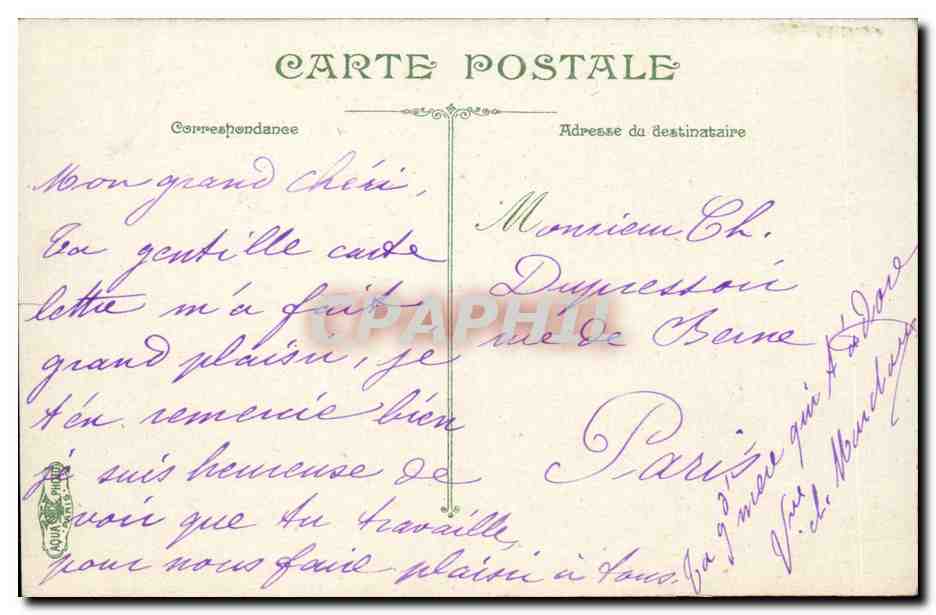 Agriculture - A la Ferme - La Paille - CPA (chevaux cheval) — Rückseite