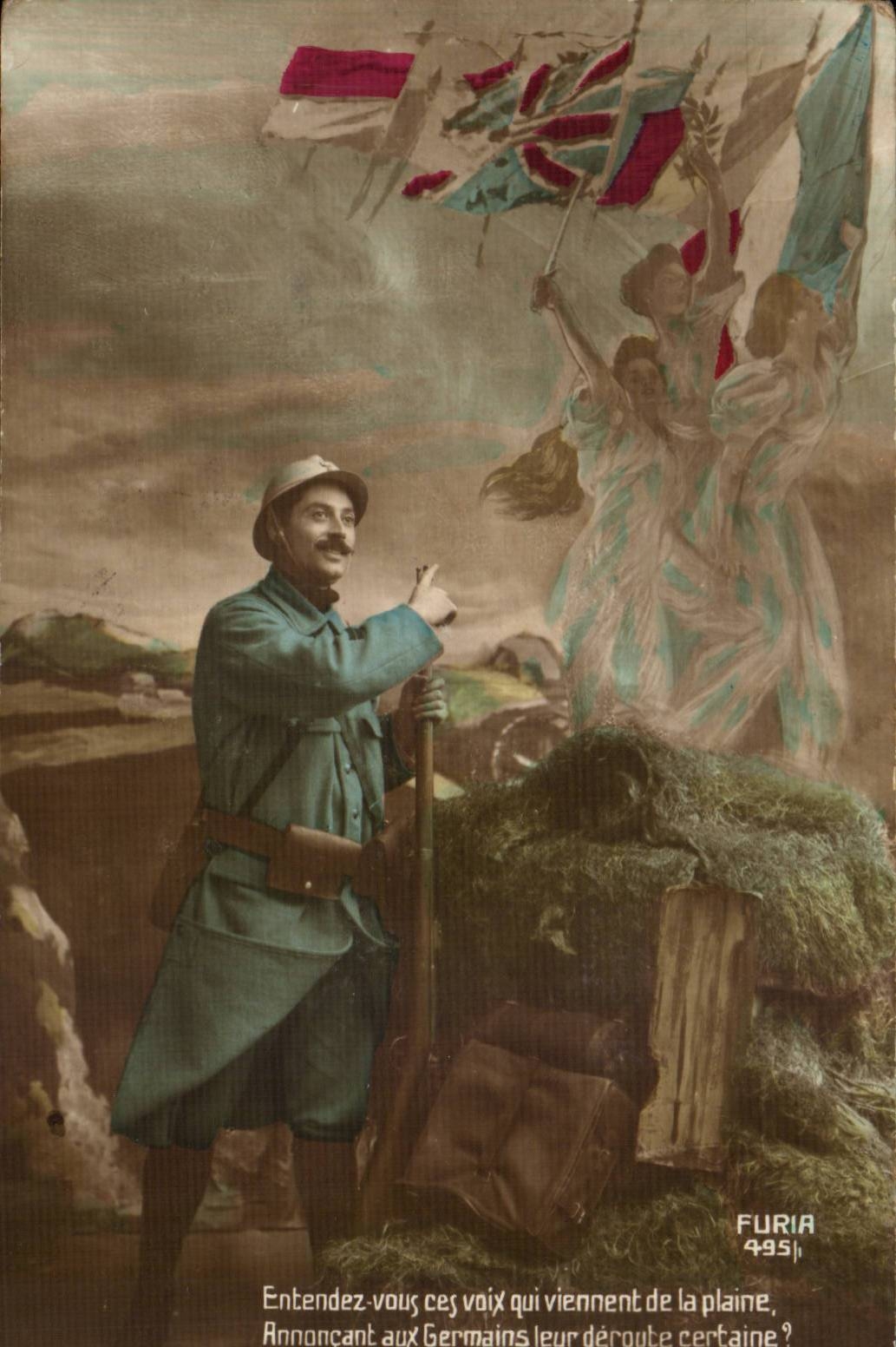 Militaria - Patriotique - Anges - Angel - Soldat - CPA 