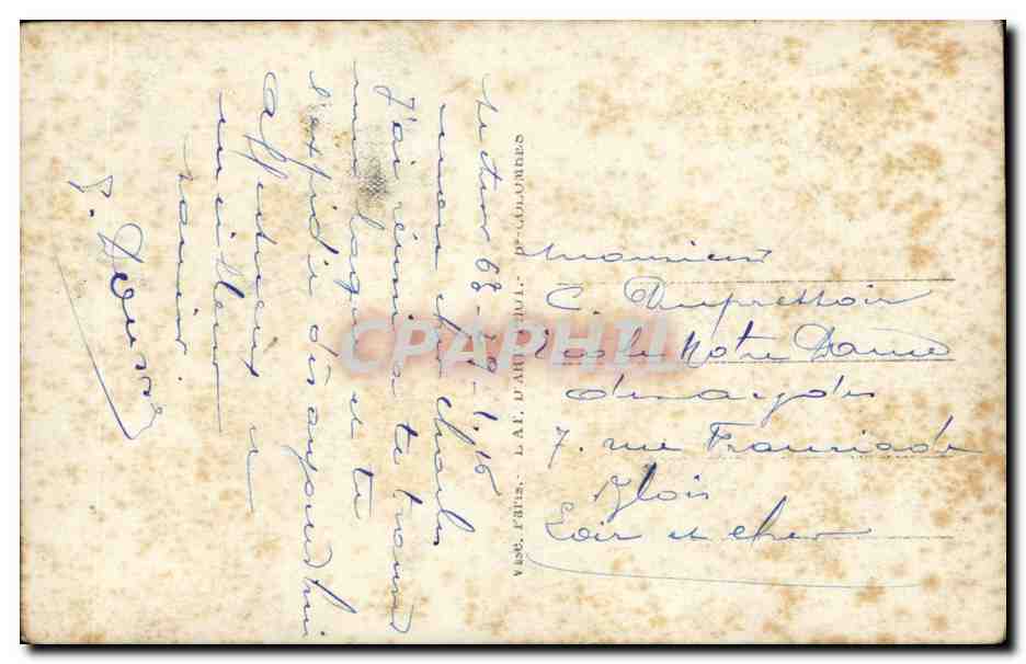 Militaria - Patriotique - Anges - Angel - Soldat - CPA  — Rückseite