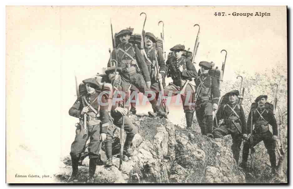 Groupe Alpin — Édition Giletta, phot. N° 487