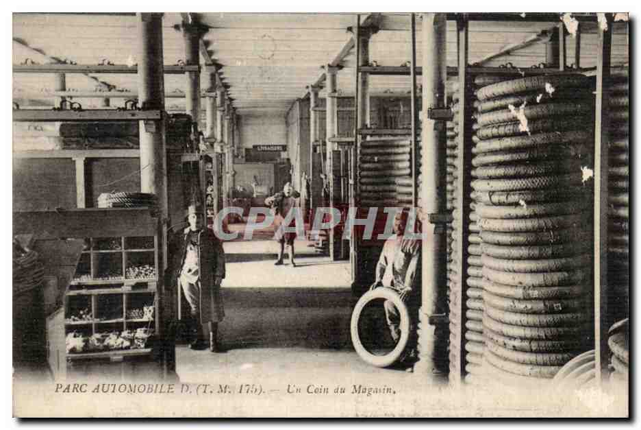 Parc Automobile D. (T.M. 175) — Un Coin du Magasin.