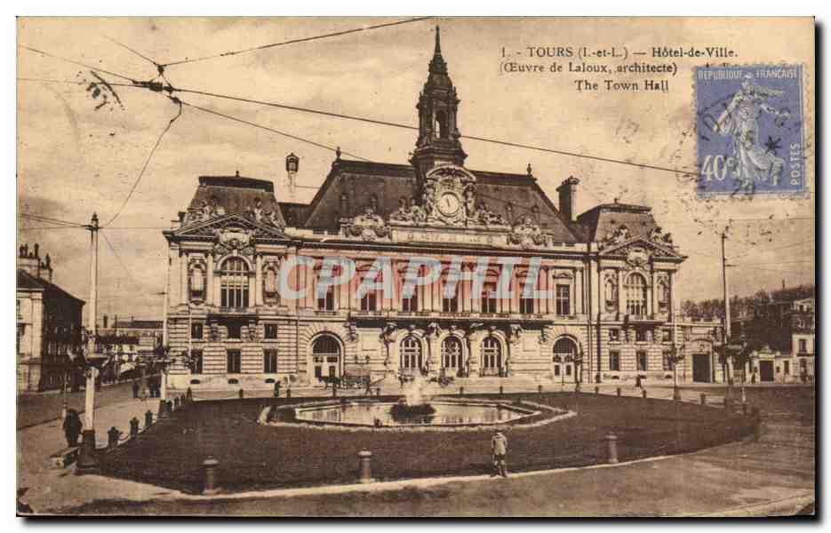 CPA Tours Hotel de ville 