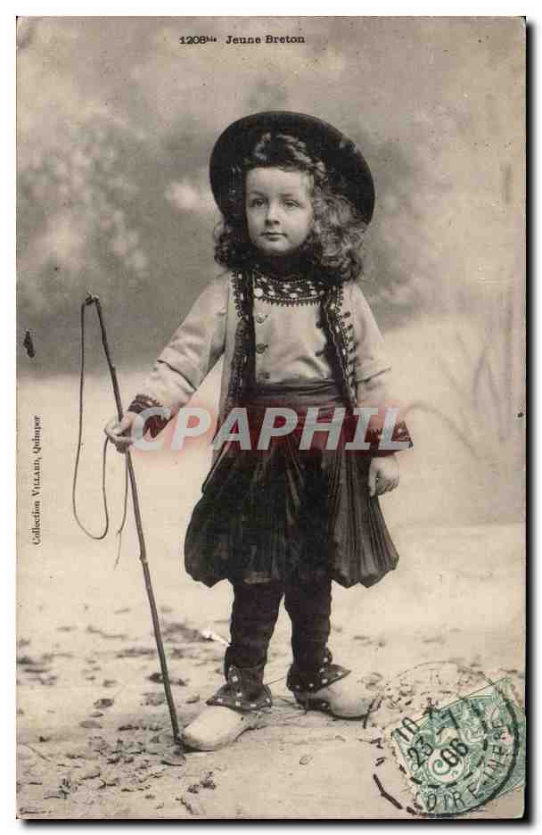 CPA Folklore Enfant Jeune breton