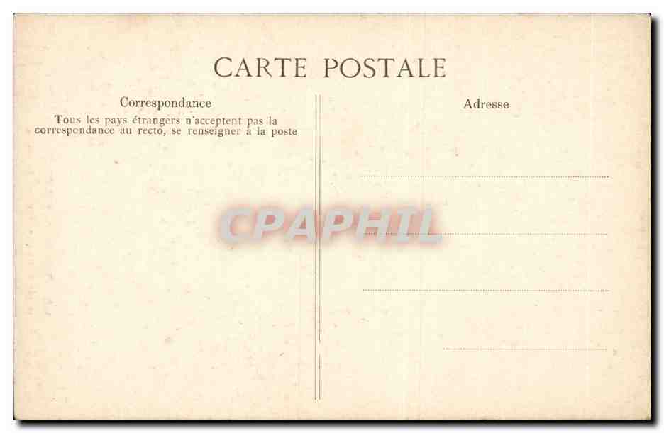 CPA Folklore Costumes bretons Jeune gas de Scaer Vive la Bretagne ! — Verso
